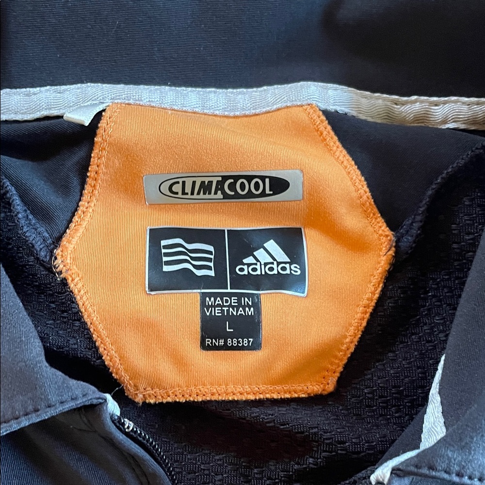 Adidas ClimaCool Black and Orange Jacket
